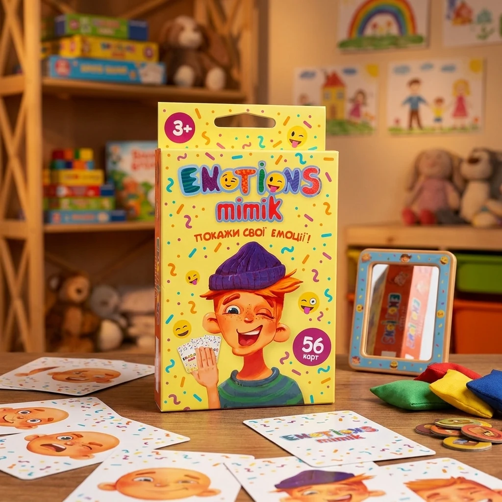 Гра настільна 3+ "Emotions Mimik" Danko toys