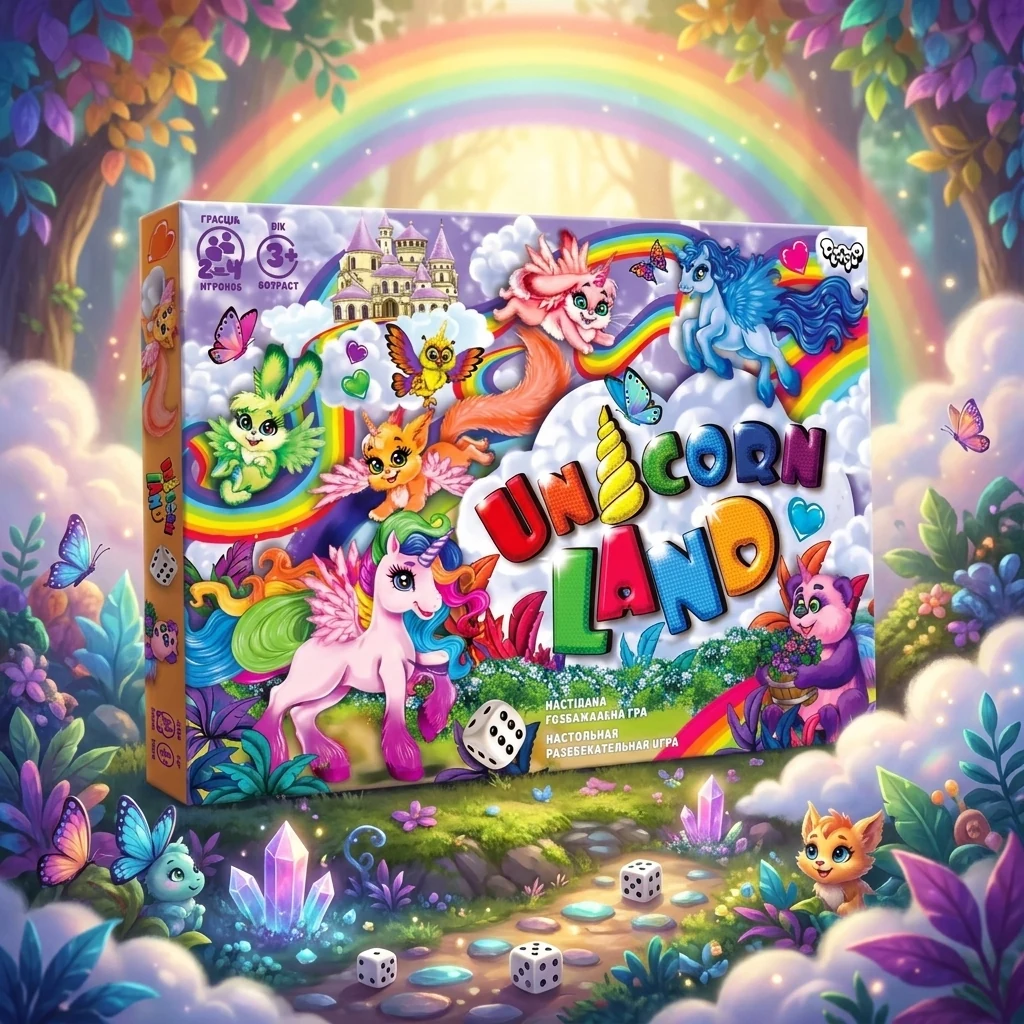 Гра настільна 3+ "Unicorn Land" Dt