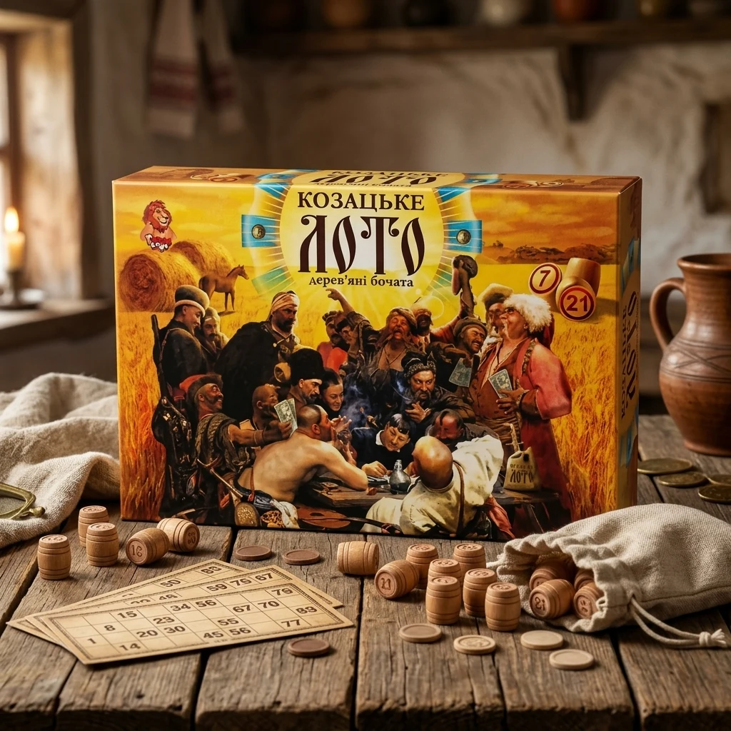 Гра настільна 33*22 см "Лото" Козацьке Danko toys
