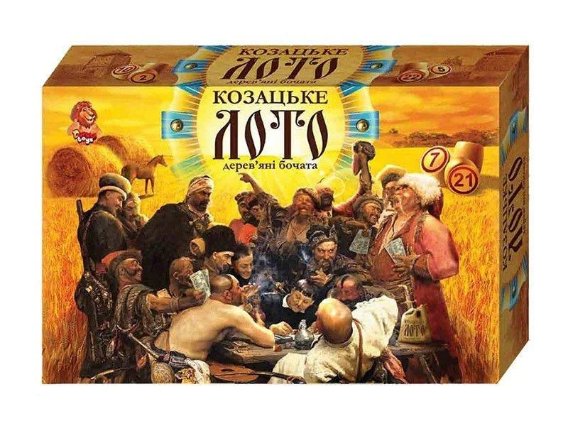 Гра настільна 33*22 см "Лото" Козацьке Danko toys