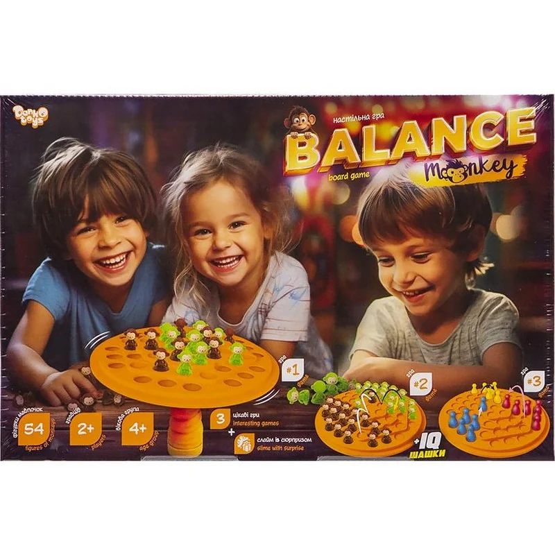 Гра настільна 4+ "Balance Monkey. Розвиваюча IQ гра"