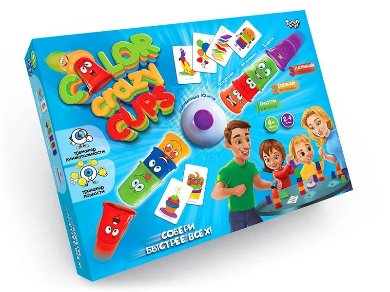 Гра настільна 4+ "Color Crazy Cups" — фото 2