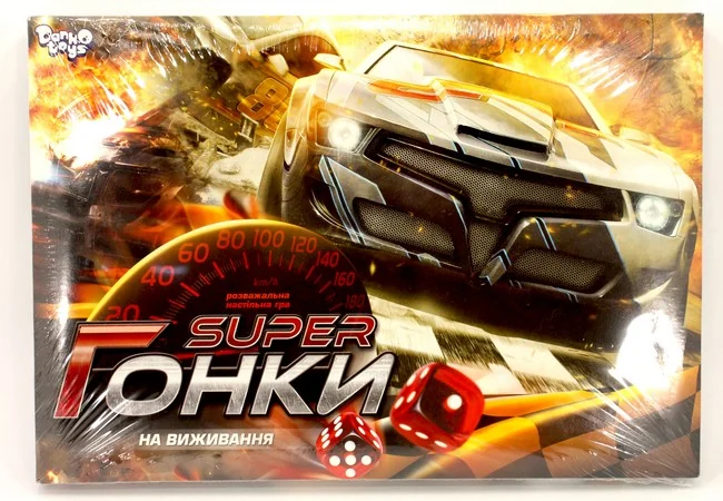 Гра настільна 4+ "Гонки на виживання" Danko toys