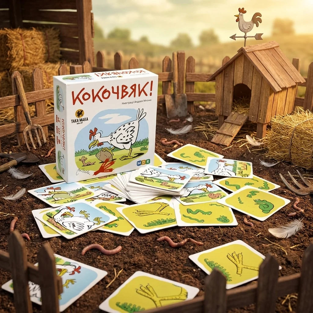 Гра настільна 5+ "Кокочвяк" Така Мака