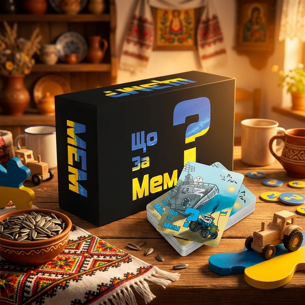 Гра настільна 5+ "Що за мем?"