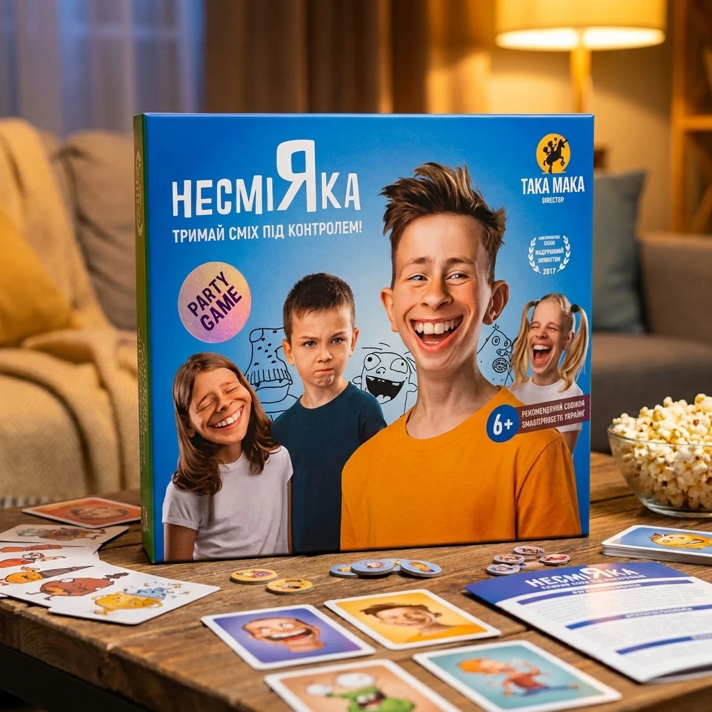 Гра настільна 6+ "Несміяка" Така Мака