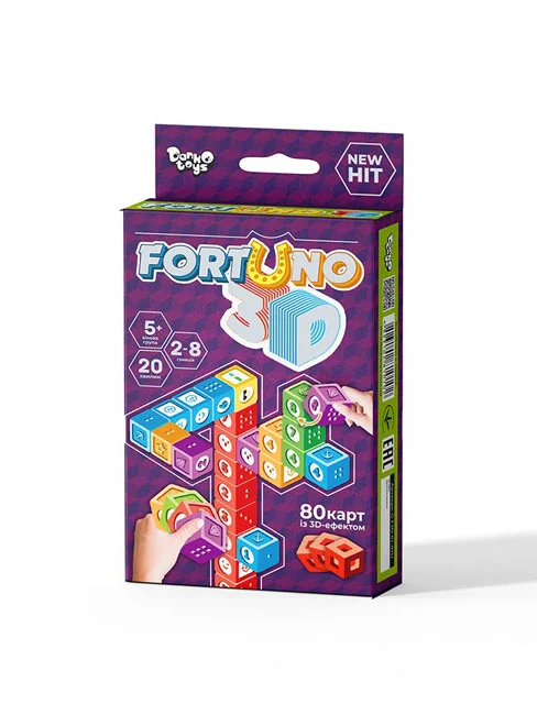 Гра настільна 7+ "Фортуно FortUno 3D"