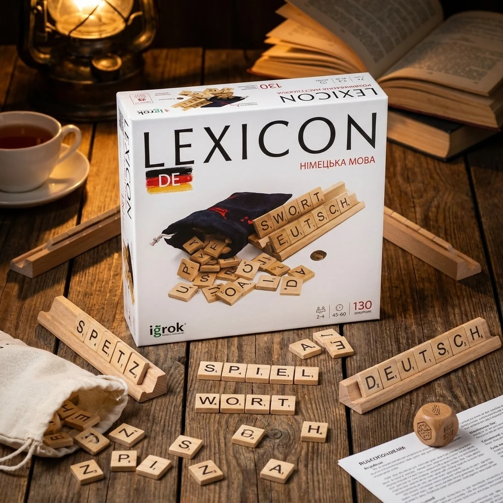 Гра настільна 7+ "Lexicon. Німецька мова"
