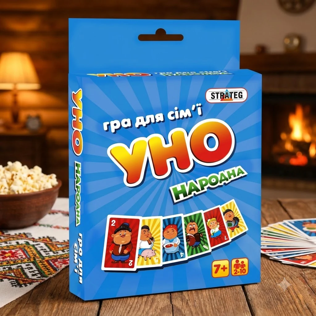 Гра настільна 7+ "УНО народна" укр. Strateg