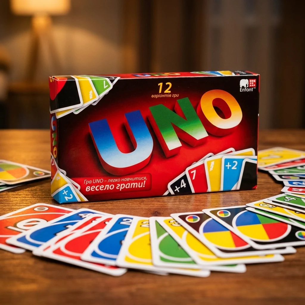 Гра настільна 7+ "Уно/UNO" класична