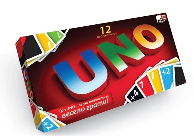 Гра настільна 7+ "Уно/UNO" класична