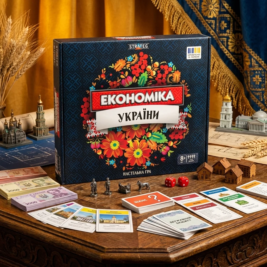 Гра настільна 8+ "Монополія/Економіка України" Strateg