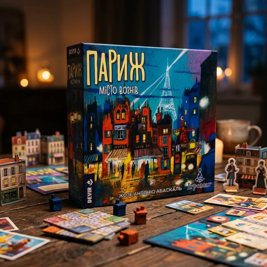Гра настільна 8+ "Париж. Місто вогнів"