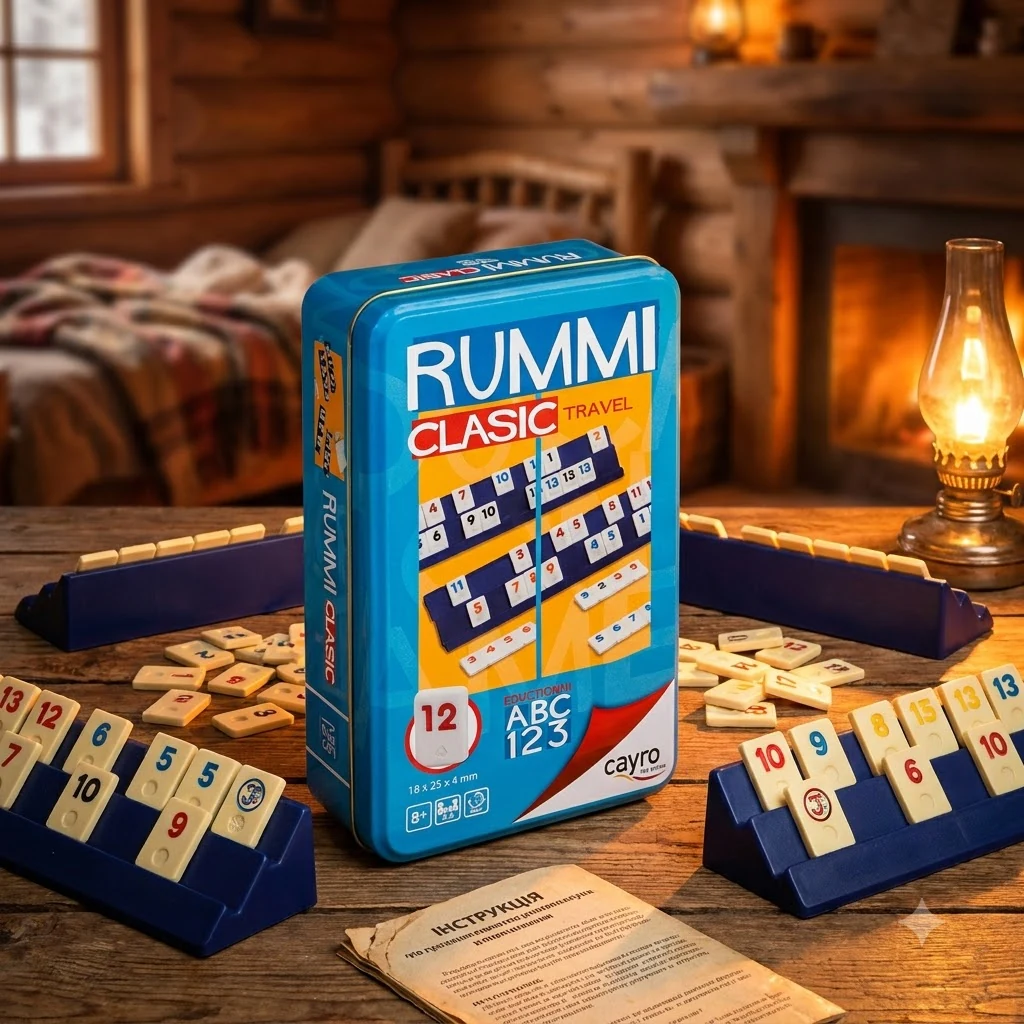 Гра настільна 8+ "Руммі Класік дорожній"