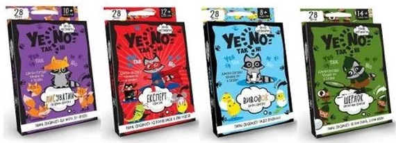 Гра настільна 8+ "YE-NOT/Так-Ні" Danko toys
