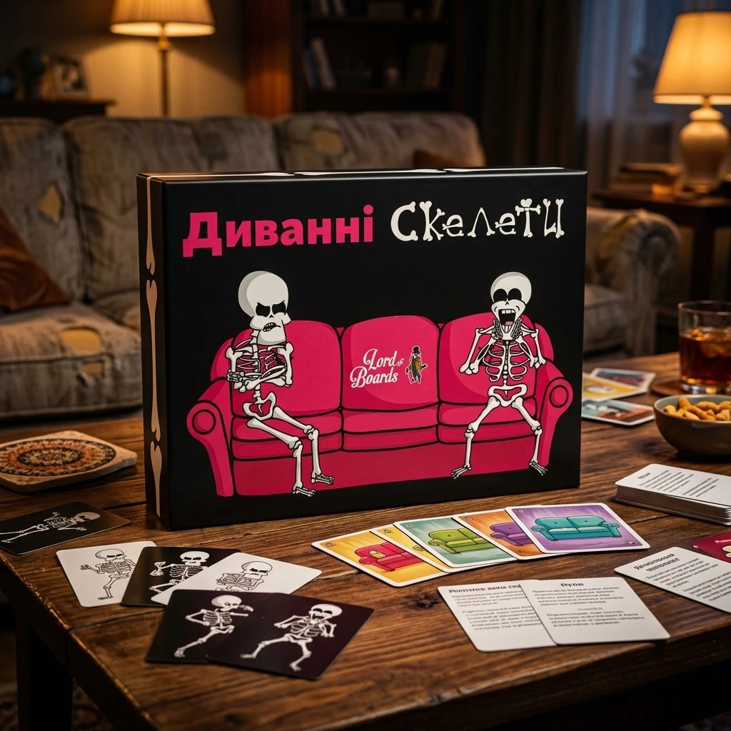 Гра настільна 9+ "Диванні Скелети"