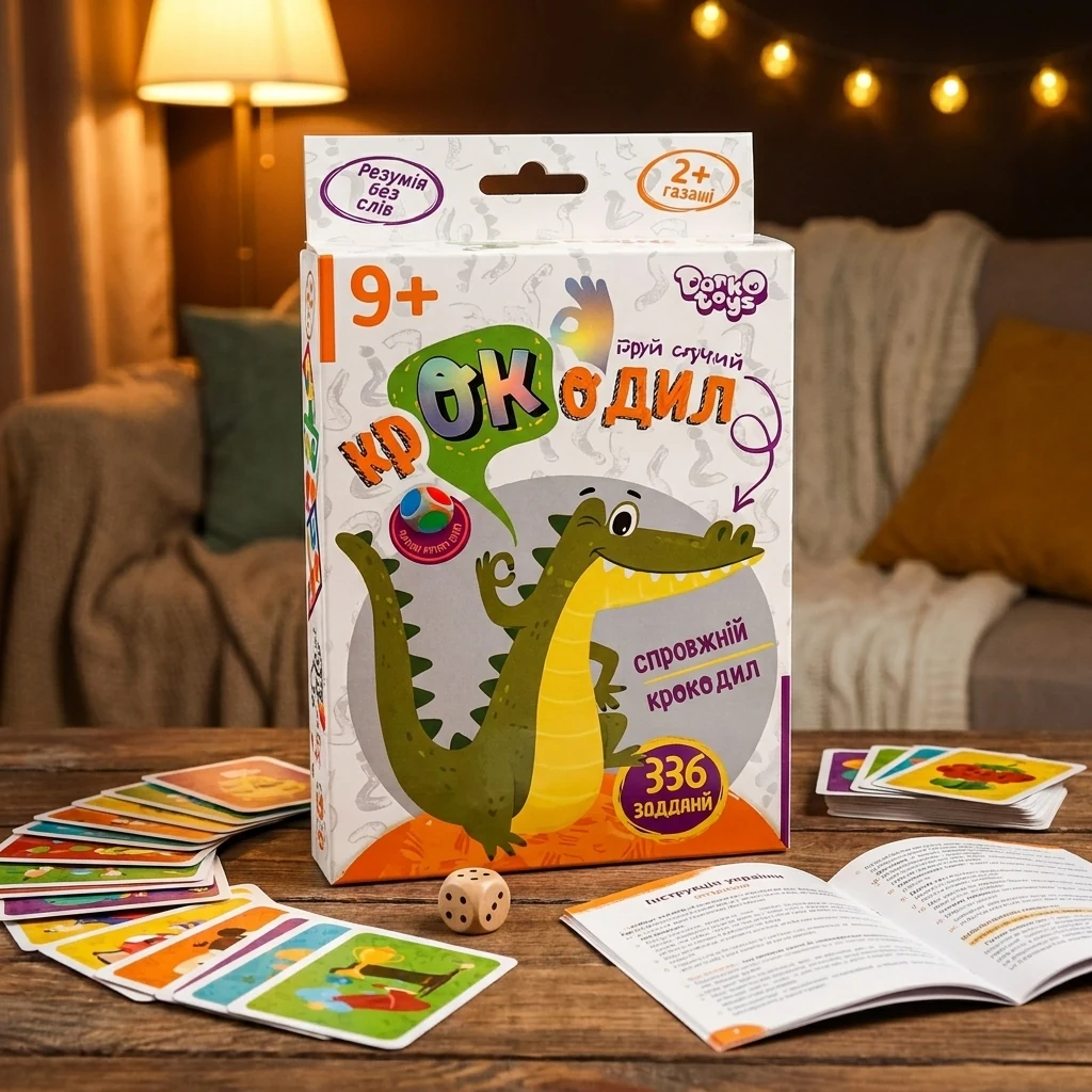 Гра настільна 9+ "Той самий крокодил" Danko toys