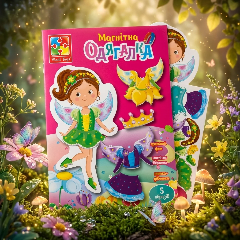 Гра-одягалка "Фея" на магнітах