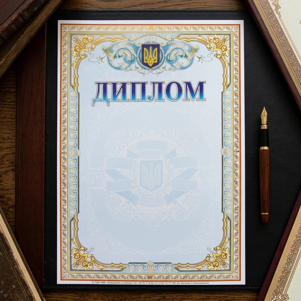 Грамота А4 (№139 Поліпринт) "Диплом"