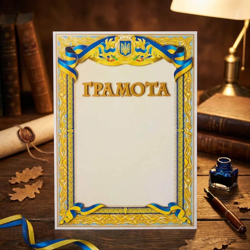 Грамота А4 (№167 Поліпринт) "Грамота"
