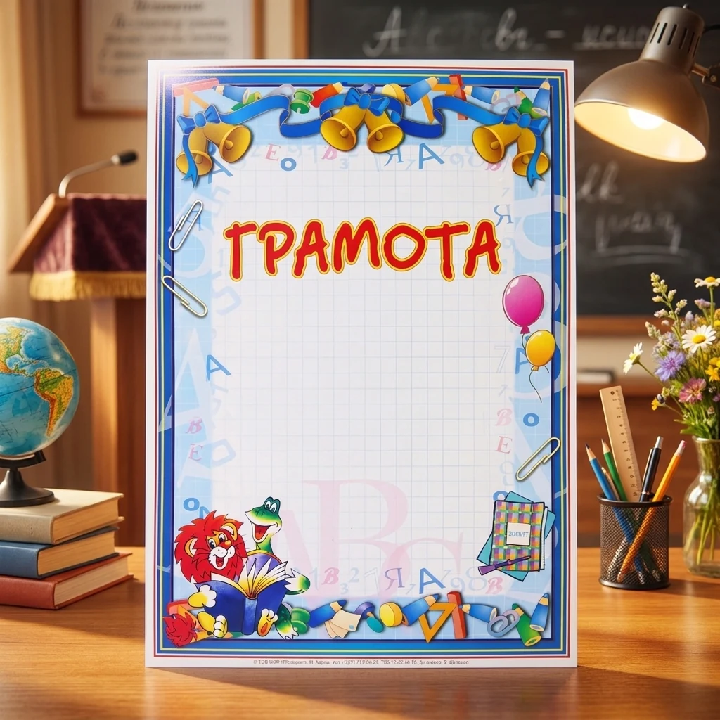 Грамота А4 (№ 18 Поліпринт) грамота початкова школа