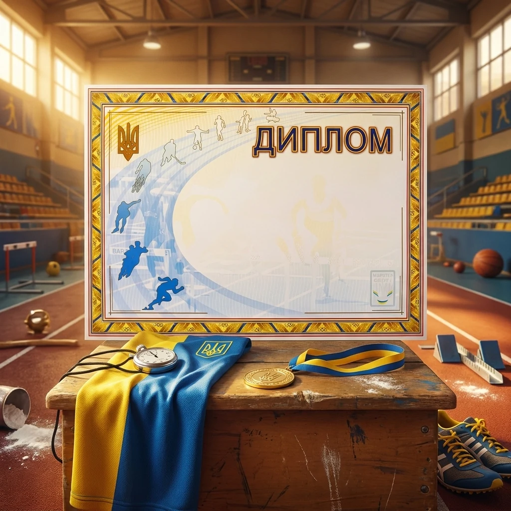 Грамота А4 (№191 Поліпринт) Спорт