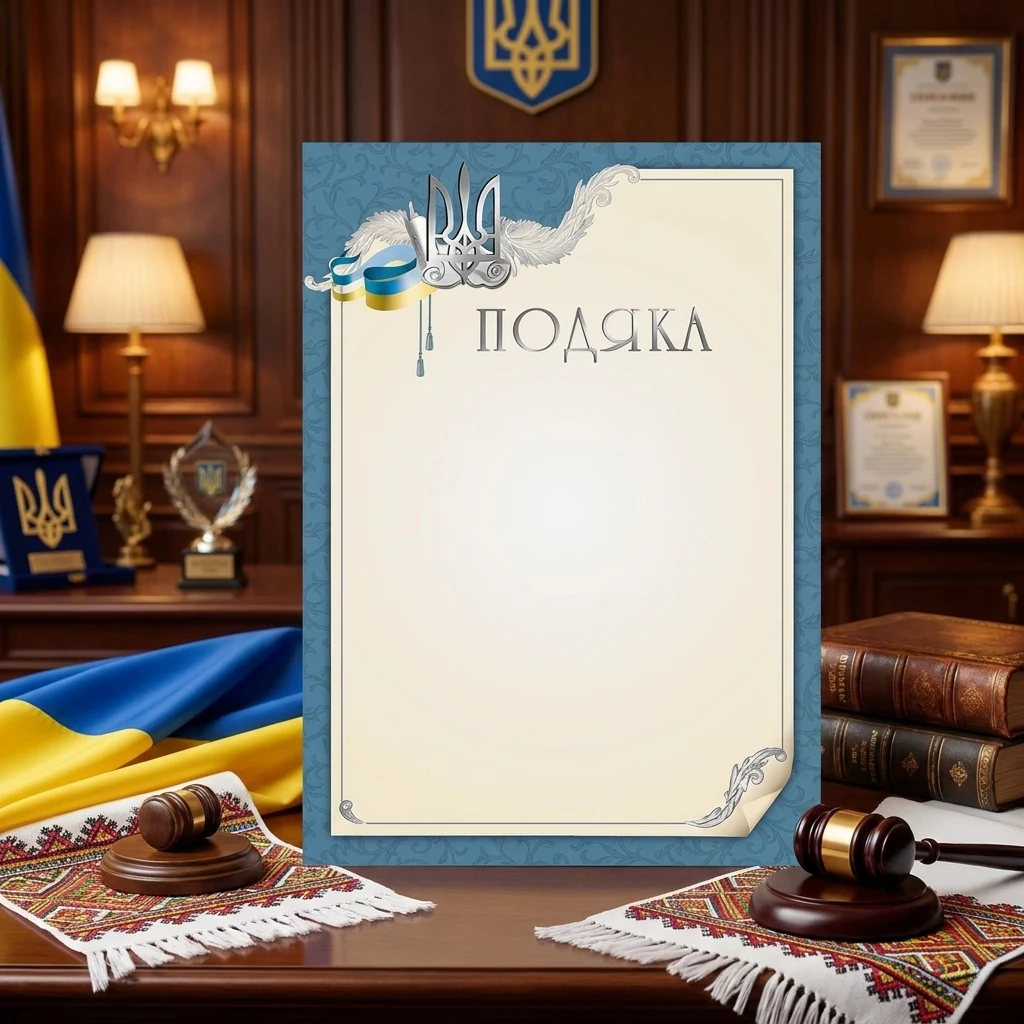 Грамота А4 "Подяка"