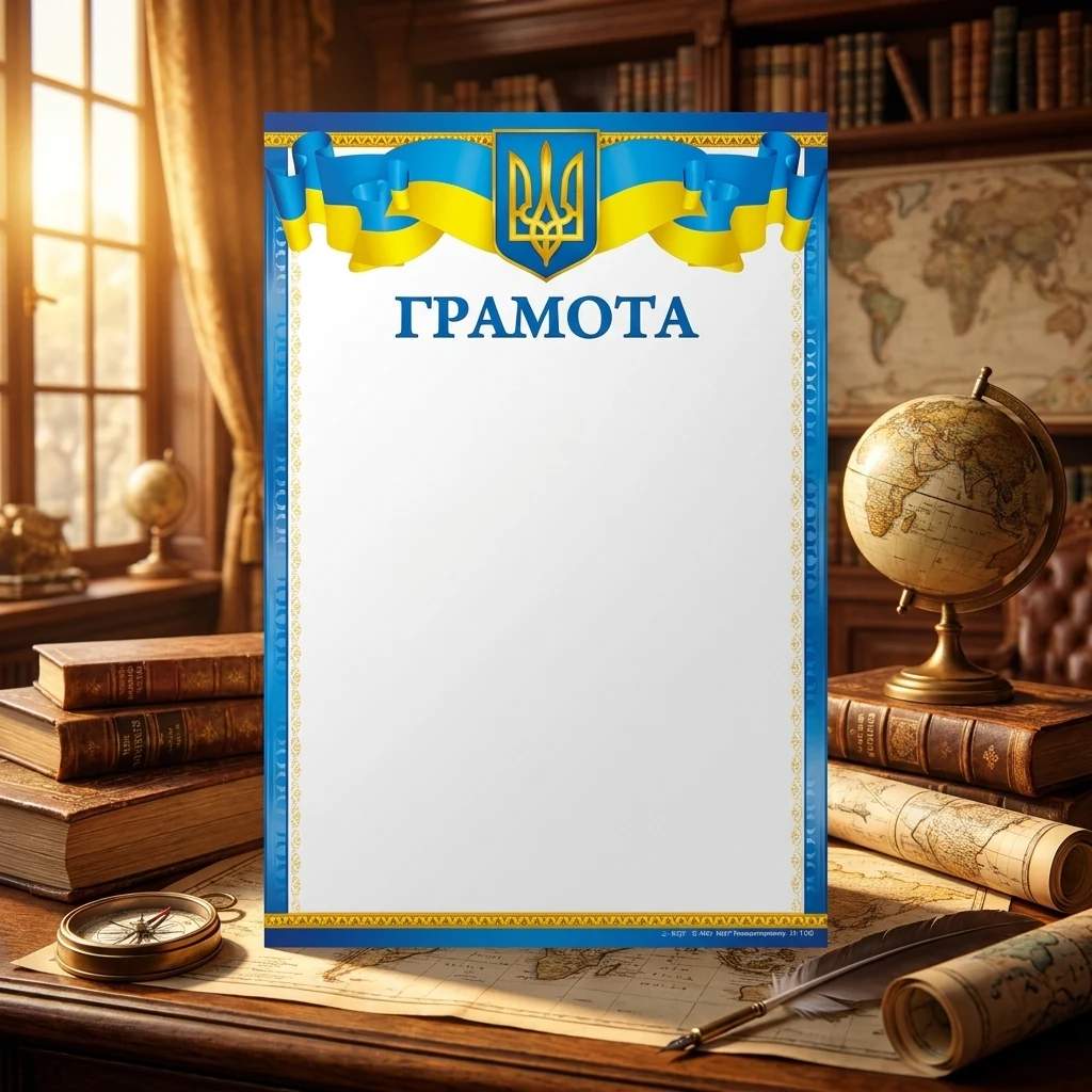 Грамота А4 "Світ" Г-759 "Грамота"