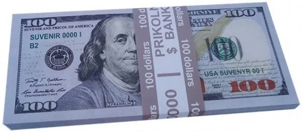 Гроші сувенірні "100 $" — фото 2