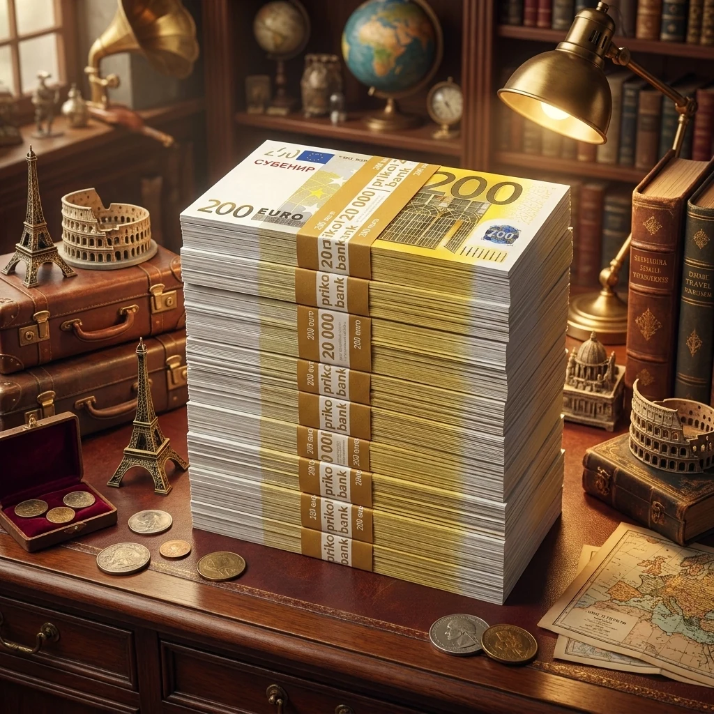 Гроші сувенірні € "200"