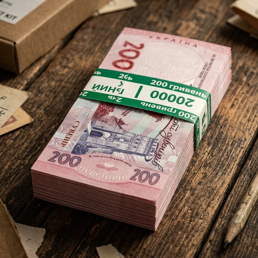 Гроші сувенірні "200грн"