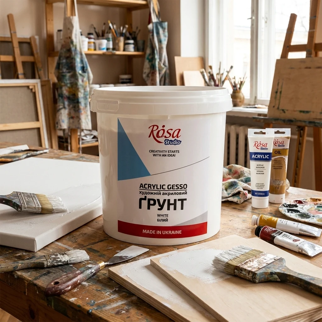 Грунт акриловий 500 мл, (600г), Rosa Studio