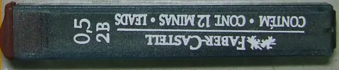 Грифелі 0.5 мм 2В Faber-Castel — фото 2
