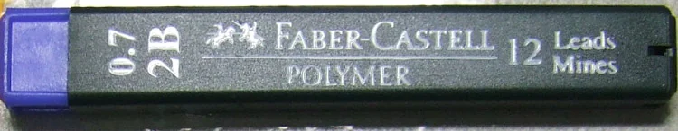 Грифелі 0.7 мм 2В Faber-Castel — фото 2