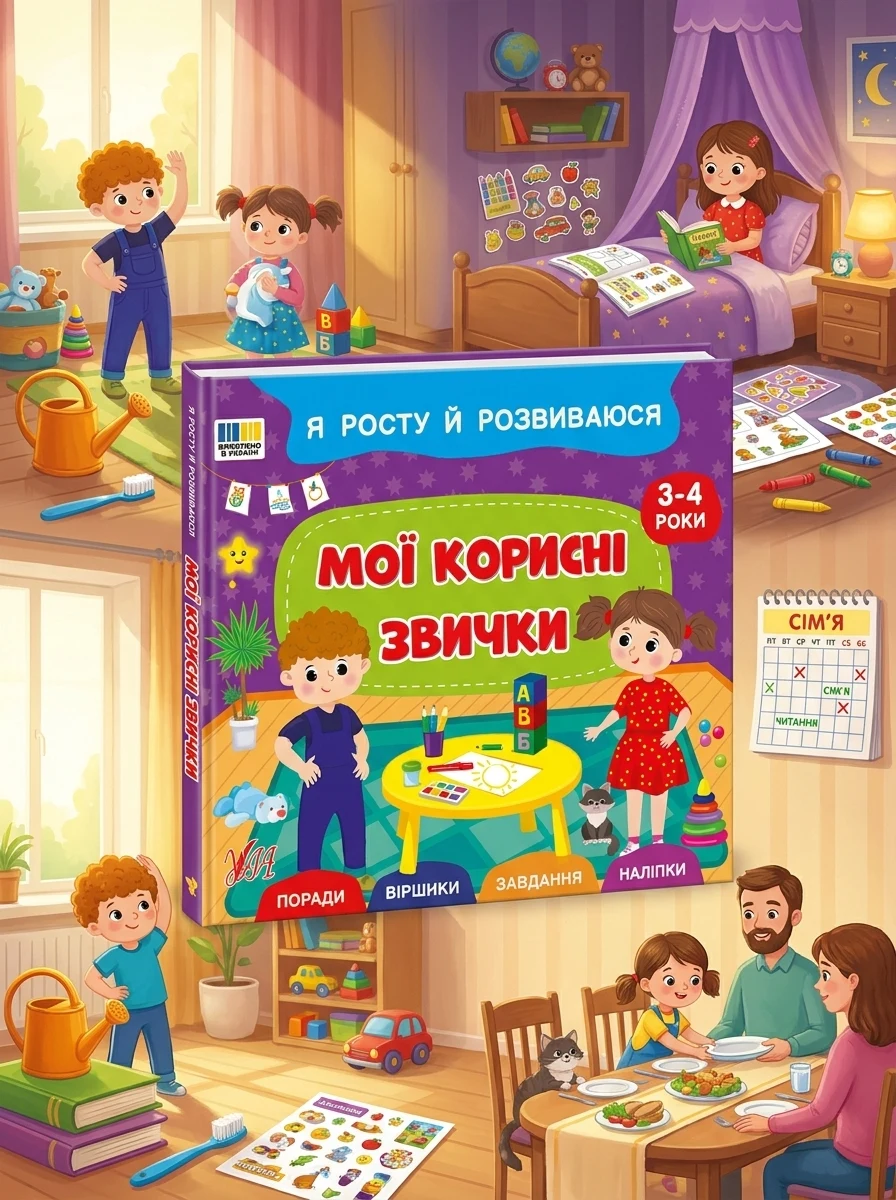 Я росту і розвиваюсь Мої корисні звички 3-4 роки