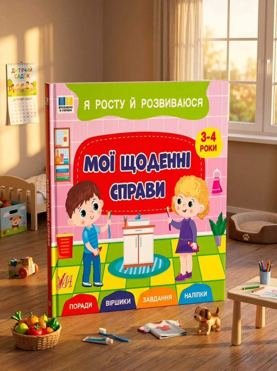 Я росту і розвиваюсь Мої щоденні справи 3-4 роки