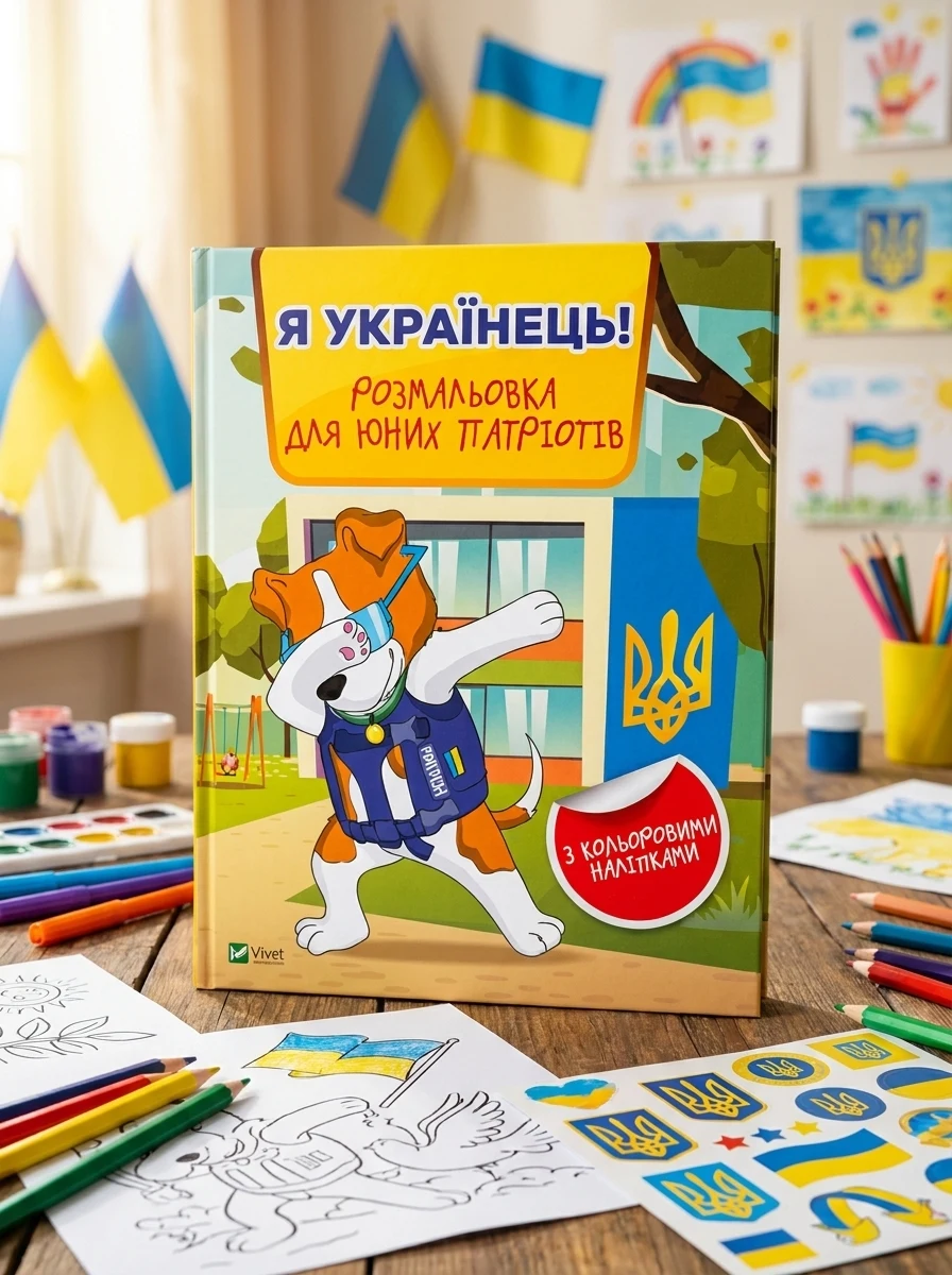 Я українець! Розмальовка для юних патріотів