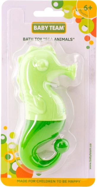 Іграшка для ванни силіконова Морський коник, арт 9019 — фото 3