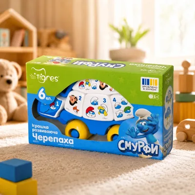 Іграшка розвиваюча Черепаха Смурфи