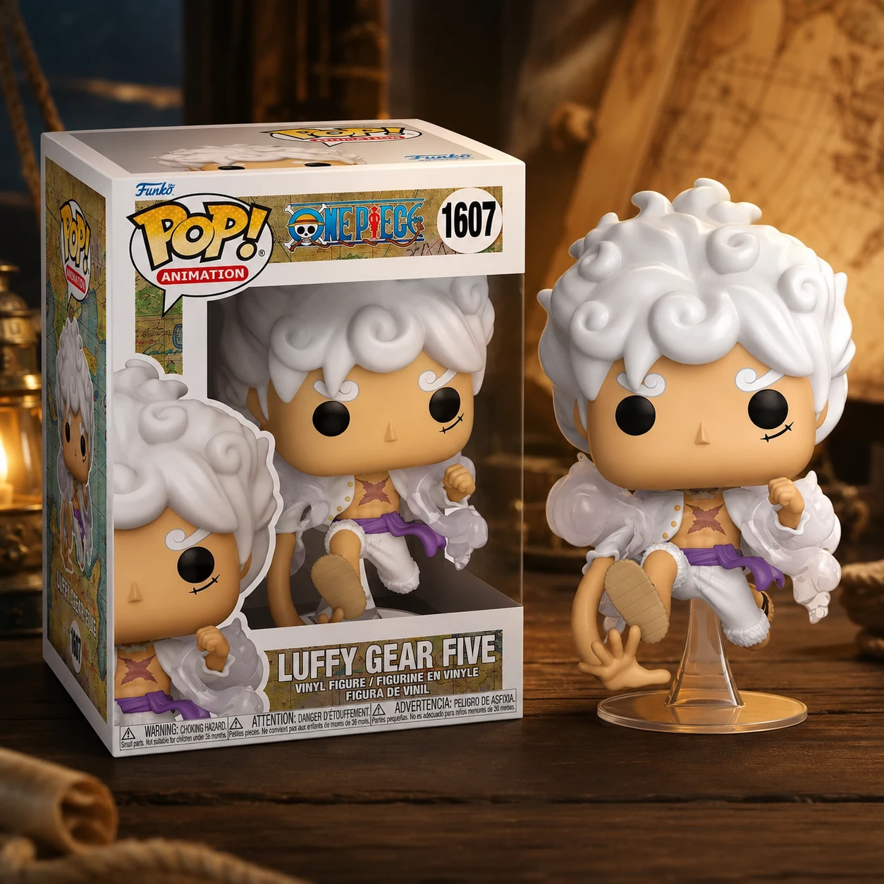 Ігрова фігурка FUNKO POP! cерії Великий куш - ЛУФФІ В БІЛОМУ w/CH — Іграшки