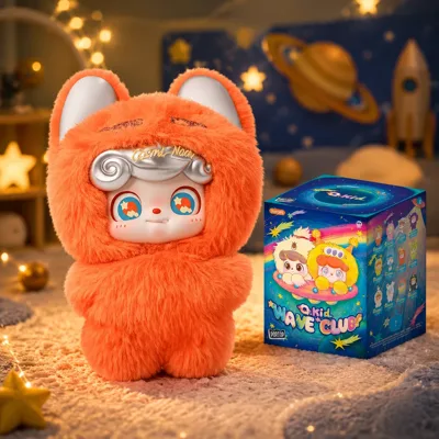Іграшка колекційна м`яка з кільцем POP TOP JOTOYS серії Q Kid- КОСМО-ХВИЛІ JO-2025044