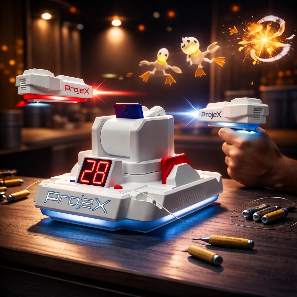 Ігровий набір для лазерних боїв - ПРОЕКТОР LASER X ANIMATED 52608 — 