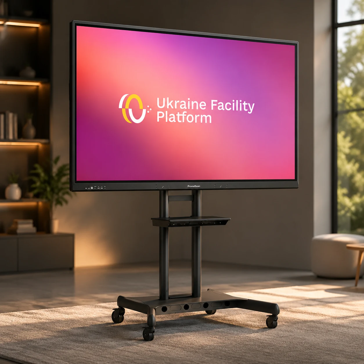 Інтерактивна панель Promethean ActivPanel Plus LE 65 OPS-M (i5/8/256/Windows) з мобільним стендом — Інтерактивне обладнання