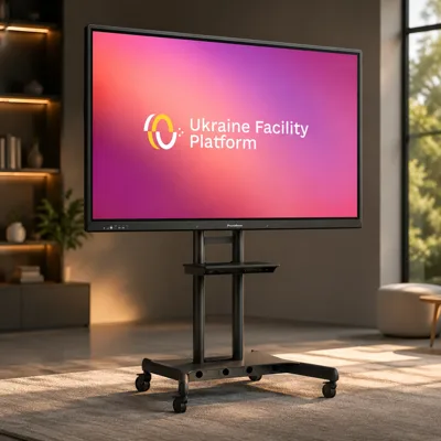 Інтерактивна панель Promethean ActivPanel Plus LE 65 OPS-M (i5/8/256/Windows) з мобільним стендом