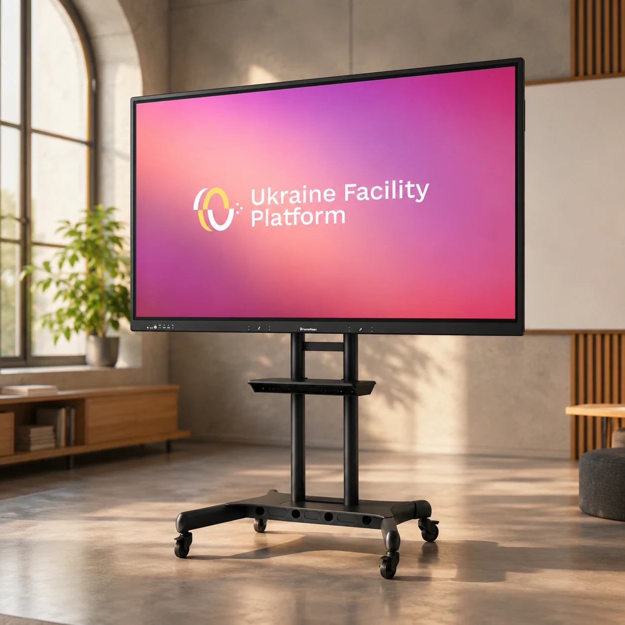 Інтерактивна панель Promethean ActivPanel Plus LE 65 OPS-M (i7/8/256/Windows) з мобільним стендом — Інтерактивне обладнання