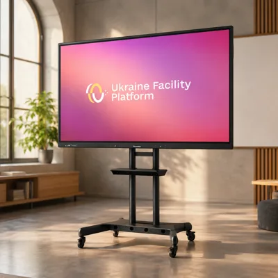 Інтерактивна панель Promethean ActivPanel Plus LE 65 OPS-M (i7/8/256/Windows) з мобільним стендом
