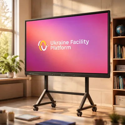 Інтерактивна панель Promethean ActivPanel Plus LE 75 Android з мобільним стендом
