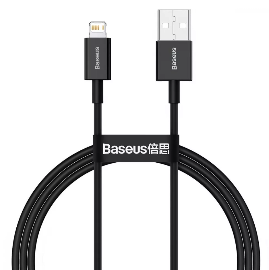 Кабель Baseus Superior Series Fast Charging Lightning 2.4A (1m) black — фото 2