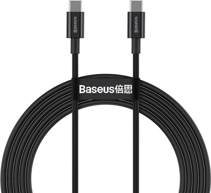 Кабель Baseus Superior Series Fast Charging Type-C to Type-C PD 100W (2m) black — фото 2