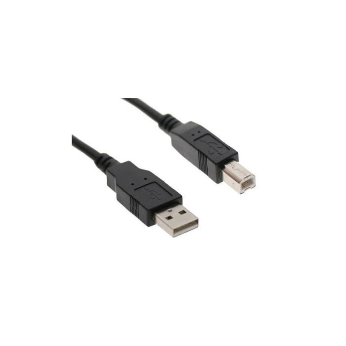 Кабель для принтера USB 2.0 AM/BM 1.8m Digitus (AK-300102-018-S) — фото 2